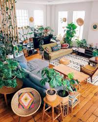 Beautiful Ways To Decorate Indoor Plant In Living Room Jihanshanum Beautiful Decorate Hippiehomedecorlivingroom Ind In 2020 Living Room Plants Boho Living Room