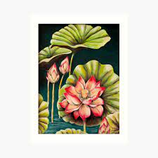 Lotus Flowers Art Board Print for Sale by Julie Ann Accornero | Redbubble