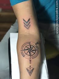 ( water color freehand ) client : Best Compass And Ship Tattoos For Sailors And Travelers