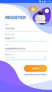 Free Android Registration Designs Android Design Web Design Tips Online Web Design