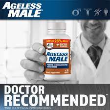 Amazon.com: New Vitality Ageless Male Free Testosterone Booster Supplement  for Men, 76 Tablets : Health & Household