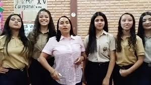 Mis ahijados del Liceo Leandro Calderon en la aldea las minas.🫶🏻