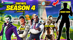 Battle pass season 4 unlocks various challenges to receive exclusive items. 18 Leaked Season 4 Skins Free Battle Pass Secret Skin Youtube