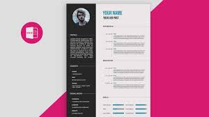 3rd october 2020 | by: Cv Resume Template Design Tutorial With Microsoft Word Free Psd Doc Pdf Youtube