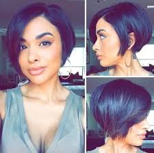 Black women have their own hair characteristic, which is thick, often bushy, and coarse. Short Bob Hairstyles For Women 2018 Short Hair Styles Hair Styles Hair Styles 2016