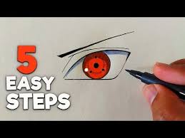 Learn how to draw naruto fox eyes step by step from naruto. How To Draw The Sharingan Eye In Just 5 Easy Steps Three Tomoe Sharingan Tutorial Youtube Eyes Drawing Easy Third Eye Drawing Drawing Easy Step By Step