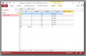 Ms Access Charting Activex Example With Vba To Read Table