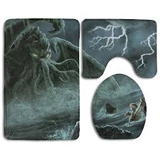 Maybe you would like to learn more about one of these? Cthulhu Monster Bath Mat Custom Non Slip 3 Piece Bathroom Mat Bathroom Rugs Contour Mat Toilet Cover Buy Online In Bahamas At Bahamas Desertcart Com Productid 70231707