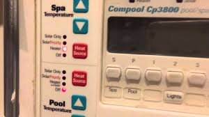 Compool cp3800 at the sensor, use crimp connectors (included) to provide waterproof connections. How To Start The Spa Or Pool Heater Youtube