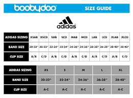 adidas sports bra size chart india