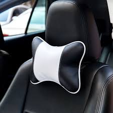 2 Removable White Black Memory Foam Car Headrest Neck Pillows Interior Seat Trim Unbranded Neck Pillow Memory Foam Headrest