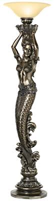 Mermaid Torchiere Floor Lamp 16325 Lamps Plus Torchiere Floor Lamp Lamp Floor Lamp