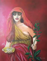 Buy Ancient Greek fortune teller Pythia 2021 by Tatiana Feoktistova  Painting Acrylic |Zigguratss