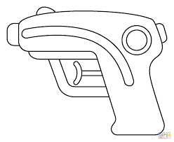 Desenho De Emoji De Pistola De Agua Para Colorir Desenhos Para Colorir E Imprimir Gratis