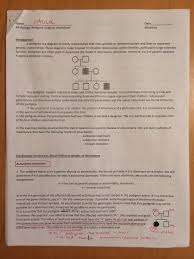 Fill out the blanks of the pedigree below aa aa aa aa x aa aa. Key Pedigree Analysis Worksheet Mrs Paulik S Website