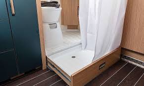 sport fun interior pull out shower tray duschwanne dusche umgestalten transporter inneneinrichtung