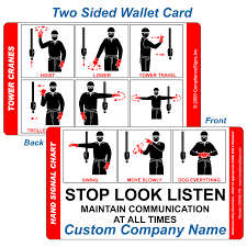 Tower Cranes Card Crane 149 Crane Hand Signals