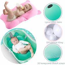 The terry towelling cover is removable for machine washing. Baby Bath Lounger Tub Coussin Lycra Cotton Newborn Baby Bathtub Floating Pad Mat Infant Bath Safety Security Bath Seat Support Baby Tubs Aliexpress