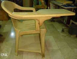 Topaz Monobloc Plastic Chair With Armrest Plastic Chair Chair Furniture