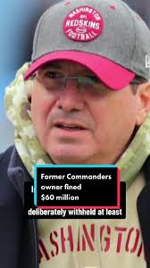 The NFL says former Washington Commanders owner Dan Snyder agreed to pay a  $60 million fine after an independent investigation found he sexually  harassed Tiffani Johnston, a former cheerleader and ...