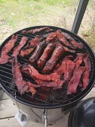 The neck, giblet bag, excess fat, and skin. Just Some Jerky For These Trying Times And Smoked Turkey Necks For The Dog Smoking