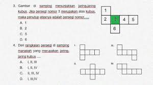 Artikel download buku k13 kelas 3 semester 2 sd/mi revisi 2018 ini adalah untuk melengkapi artikel terdahulu, buku k13 kelas 3 semester 1 sd/mi revisi 2018. Soal Penilaian Harian Matematika Kelas 5 Kd 3 6 Jaring Jaring Kubus Dan Balok Sekolahdasar Net