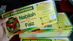 Kad kahwin design tiket bola. Kad Kahwin Siap Design Dan Cetakan Jbm Success Sdn Bhd Facebook