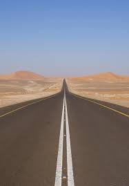 Straight Ahead Beautiful Roads Scenic Roads Desert Road