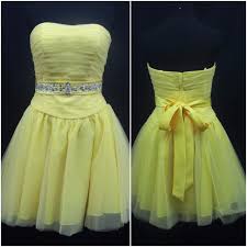 Details About Mori Lee Short Yellow Homecoming Gown Formal Prom Pageant Dress 6 9050 Nwt