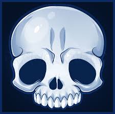This concludes the drawing of a skull in the front view. How To Draw A Cartoon Skull Step By Step Drawing Guide By Dawn Dragoart Com