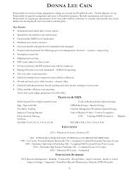 Cain Donna L Resume Oil And Gas Professional Aug 2015