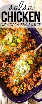 Easy Baked Salsa Chicken Make Ahead And Freezer Instructions In 2020 Chicken Recipes Salsa Chicken Poultry Recipes