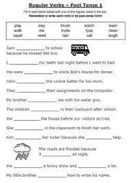 irregular past tense verbs teaching resources teachers pay teachers