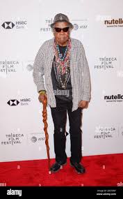 Sterling Magee (Mr Satan) and Adam Gussow attend the premiere of the Satan  and Adam during the 2018 Tribeca Film Festival at Regal Battery Park 11 in  New York City, NY, USA