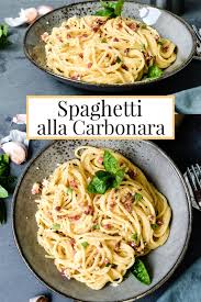 Spaghetti Carbonara Einfach Klassisch Ohne Sahne Waseigenes