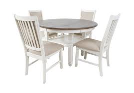 Stylifing dining table and chairs set round clear glass top crisscrossing chrome metal legs kitchen table and 4 sled based grey faux leather chairs dining set home kitchen office waiting room use. Chairs For A Round Dining Table Off 56