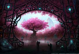 Early depictions of the sacred tree were naturalistic. Entrance To The Sacred Tree Ii By Roseum On Deviantart