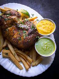 An Easy Peruvian Chicken Recipe With Green Sauce Pollo A La Brasa Along With Aji Verde And Aji Amari Peruvian Chicken Peruvian Recipes Peruvian Chicken Recipe