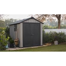 Artisan 11' x 7' customizable backyard storage shed. Keter Kunststoffgeratehaus Oakland Anthrazit 229 X 287 X 242 Cm