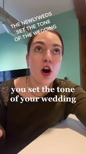 #stitch with @morgangcasper The newlyweds SET 👏 THE 👏 TONE 👏 for the  wedding, I don’t even think this is an option, I’m pretty sure it’s a fact…  #weddingtok #weddingreception #weddingdj ...