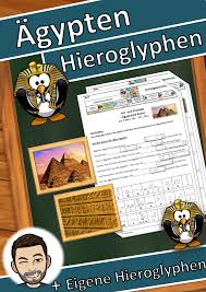 Wenn der leser dieselbe hieroglyphe anstelle eines buchstabens im alphabet sieht, lernt er, diese hieroglyphe mit. Agypten Hieroglyphen Agypten Auch Homeschooling Agypten Unterrichtsmaterial Im Fach Kunst Agypten Kunst Grundschule Unterrichtsmaterial