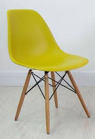 Mustard Yellow Eames Style Dining Chair From Danetti 49 Also In Teal Light Grey Rust Yellow Dining Chairs Antique Dining Chairs Blue Chairs Living Room