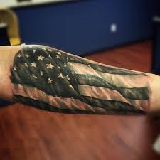 Half Sleeve Black And White American Flag Tattoo 40 Famous Black And Grey Flag Tattoos American Flag Tattoo Flag Tattoo American Flag Forearm Tattoo