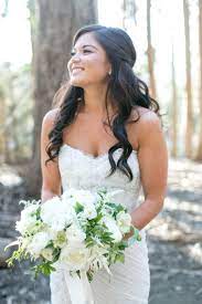 70 Stunning Bridal Hairstyles From Real Weddings Strapless Dress Hairstyles Bridal Hair Half Up Bridal Hair Veil