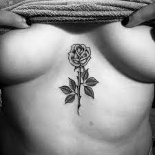 Tatttooo World Fine Line Sternum Rose Follow Me On Instagram Tatttooo World Fine Line Sternum Rose Follow Me Cool Tattoos Tattoos Rose Tattoos Tumblr