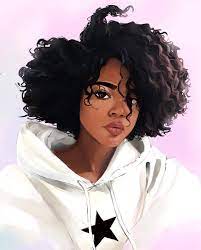 Black Women Art Blacstar By Melanoidink Black Women Art Black Girl Art Short Hair Drawing