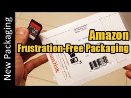 Open up the amazon box without extra product packaging, maybe open another smaller box for small parts, and the product is ready to use. Amazon Frustration Free Packaging Sandisk Ultra 32gb Sdhc Youtube