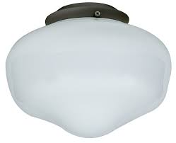 Red Barrel Studio 1 Light Universal Ceiling Fan Schoolhouse Light Kit Fan Light Kits Craftmade Ceiling Fan With Light