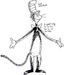 How To Draw The Cat In The Hat In Easy Step By Step Drawing Tutorial How To Draw Dat Step By Step Drawing Drawing Tutorial Drawings