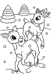 You can download and print this cartoon reindeer coloring pages by rhapsoddity,then color it with your kids or share with your friends. Rudolph Reindeer Coloring Pages Christmas Rudolph Coloring Pages Christmas Coloring Sheets Coloring Pages For Kids